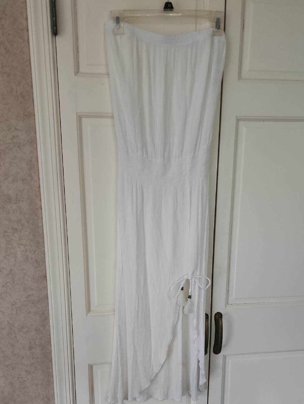 New No Tag BECCA by Rebecca Virtue Strapless White Beach Cover-Up Dress - Picture 4 of 7